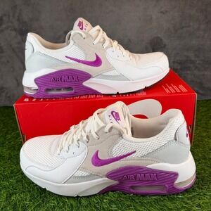 Nike Air Max Excee White Vivid Purple CD5432-139 Sneakers Shoes Womens Size 11